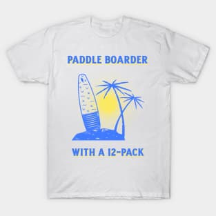 Paddle Boarders with a 12-pack T-Shirt